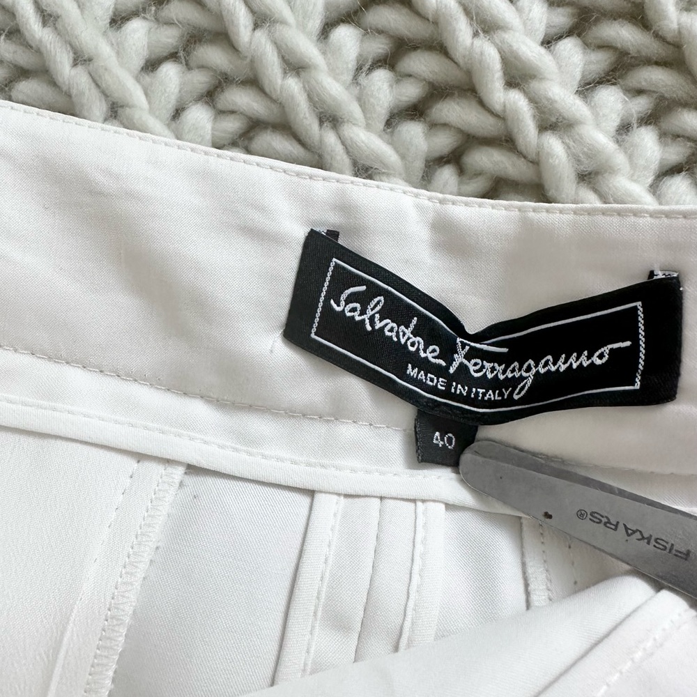 Salvatore Ferragamo White Mini Skirt - Picture 2 of 5